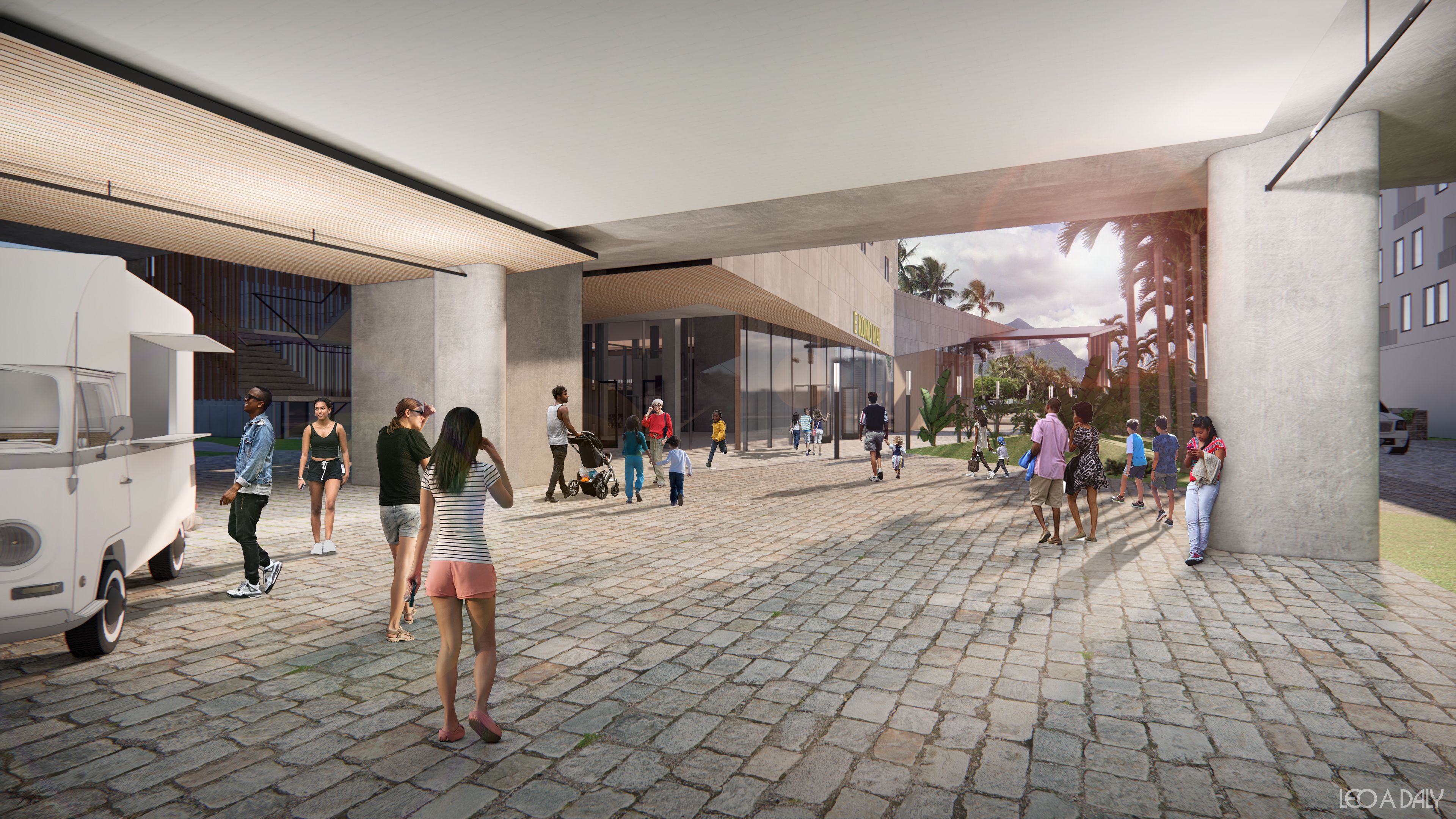 Kahului MixedUse Library & Civic Center hiarchy llp